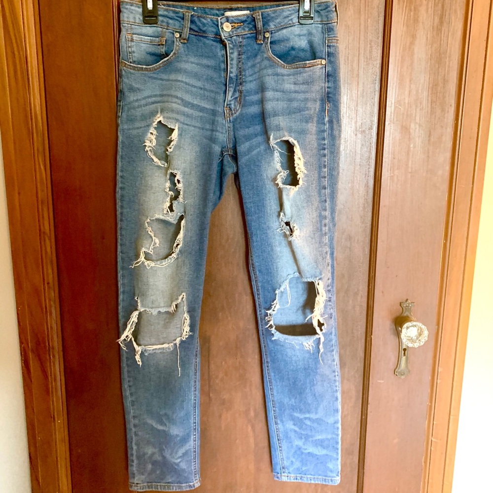 Ripped Mom Jeans